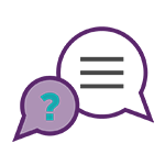 Icon image representing children's counselling