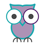 Icon image of an owl representing school and back to school help that caba offers